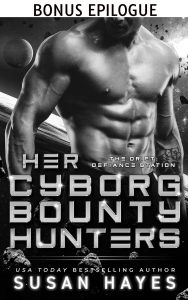 Cover for Her cyborg bounty hunters